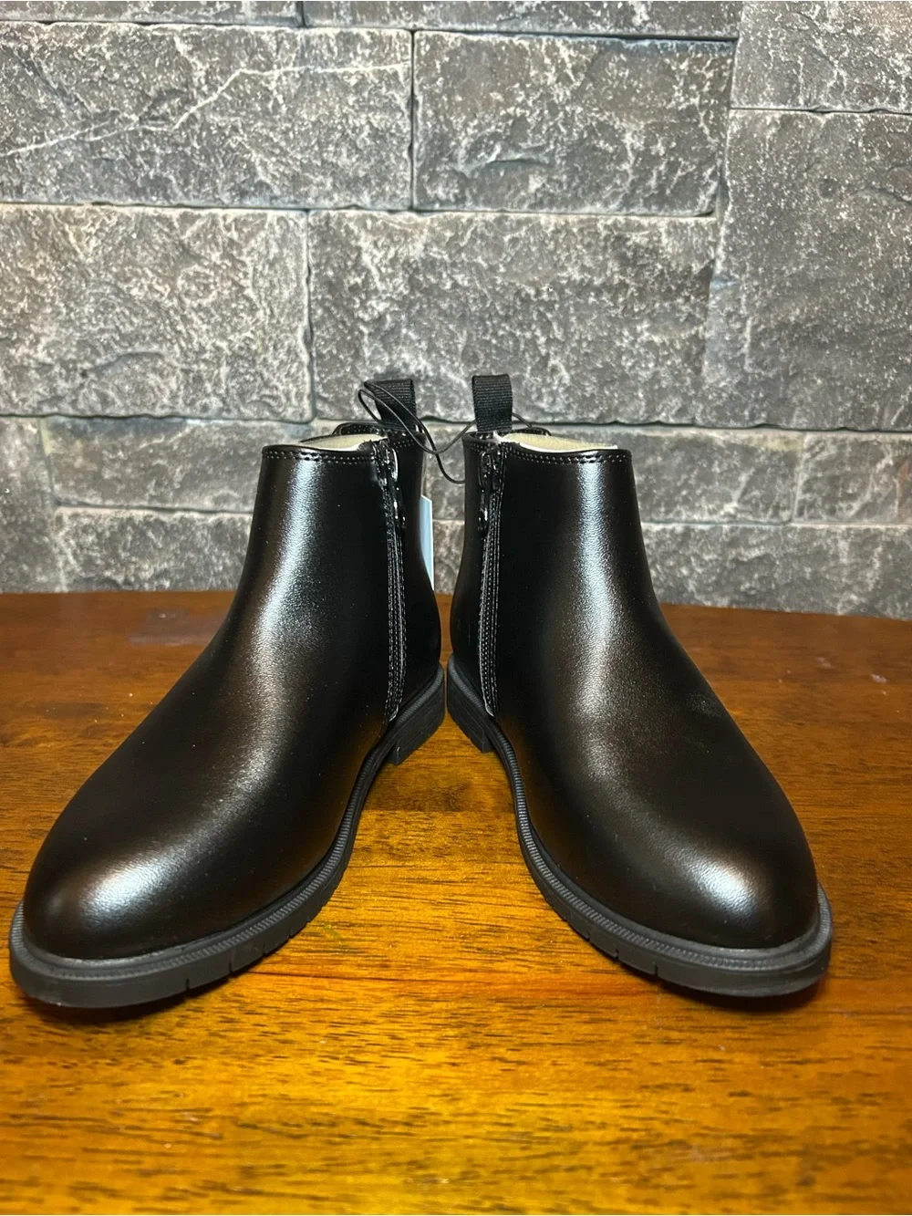 Cat & Jack Black Kids Tanner Boots